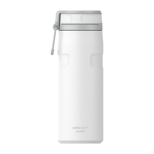 Бял термос от неръждаема стомана 470 ml IceFlow™ Bottle Twist Flip Frost – Stanley-image-3