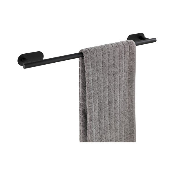 Матово черен стенен държач за кърпи от неръждаема стомана Turbo-Loc® Orea - Wenko-image-2