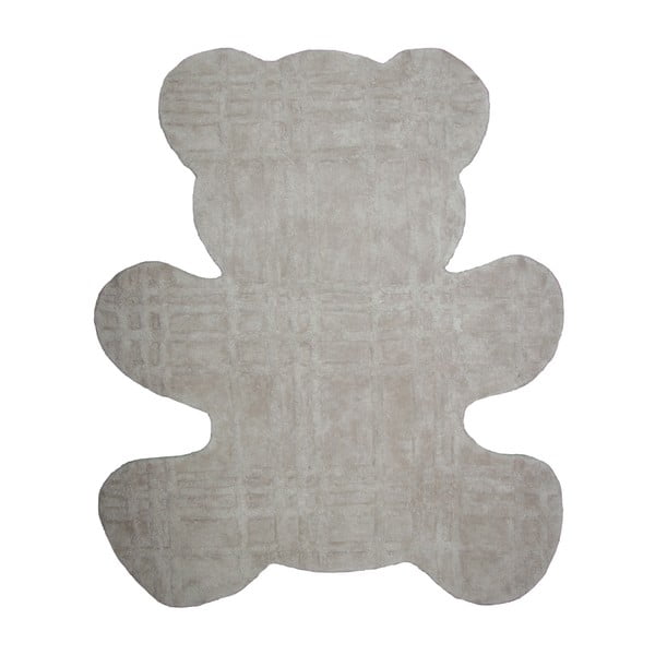 Dětský šedý koberec Teddy, 100x120 cm