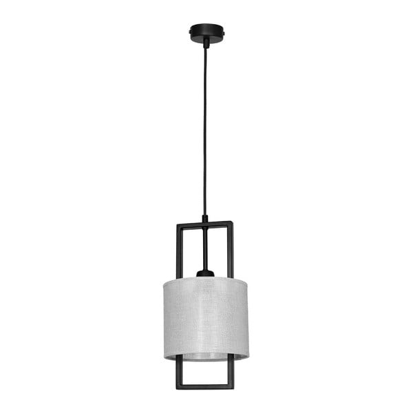 Сива лампа за таван с дървени детайли Sprite Grey Small Uno - Glimte