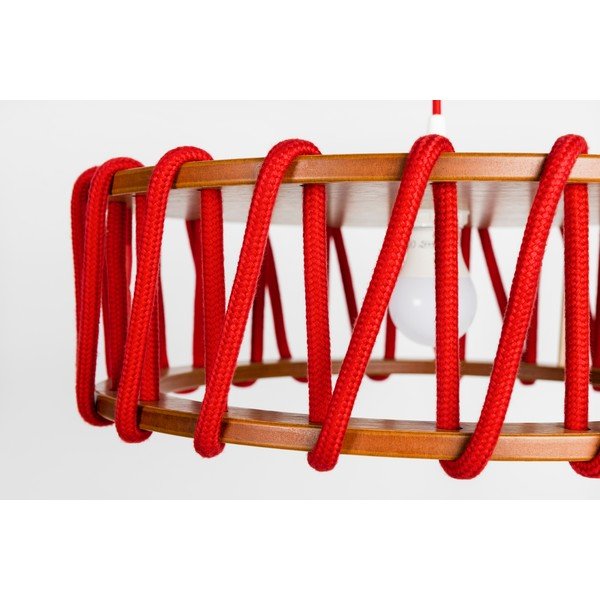 Červené stropní svítidlo EMKO Macaron, ø 45 cm-image-2