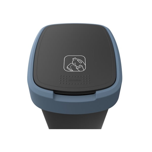 Кошче за отпадъци от рециклирана пластмаса 50 L Twist - Rotho-image-3