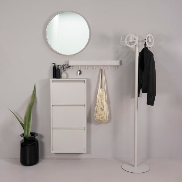 Кафяво-сива метална накланяща се стойка за обувки 50x103x15 cm Billy – Spinder Design-image-4