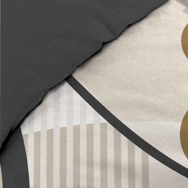 Бежово двойно удължено памучно спално бельо 240x220 cm Santana – douceur d'intérieur-image-3