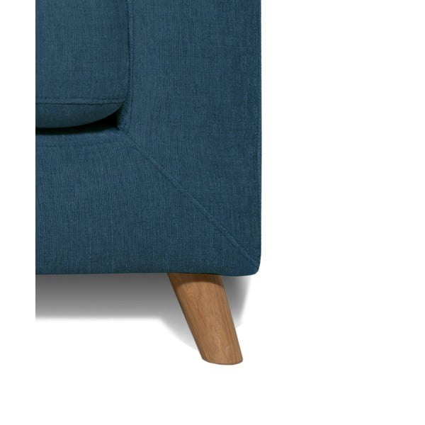 Тъмносин ъглов диван (ляв ъгъл) Faria - Scandic-image-4