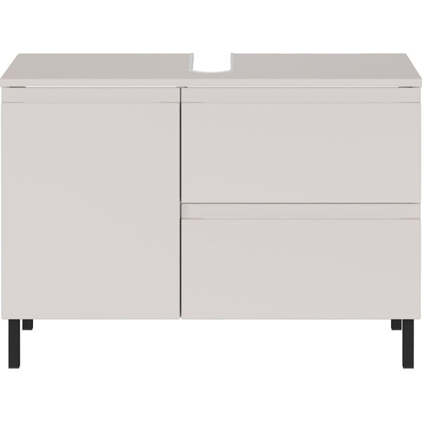 Кремав нисък шкаф за мивка 80x56 cm Salinas – Germania-image-2