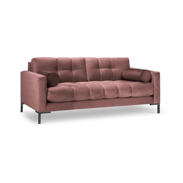 Розов кадифен диван Bali - Cosmopolitan Design-image-2