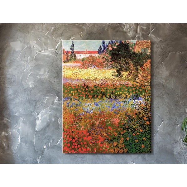 Репродукция на картина 30x40 cm Flower garden - Fedkolor-image-1