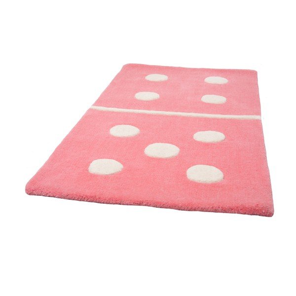 Dětský růžový koberec Nattiot Domino, 60 x 120 cm-image-1
