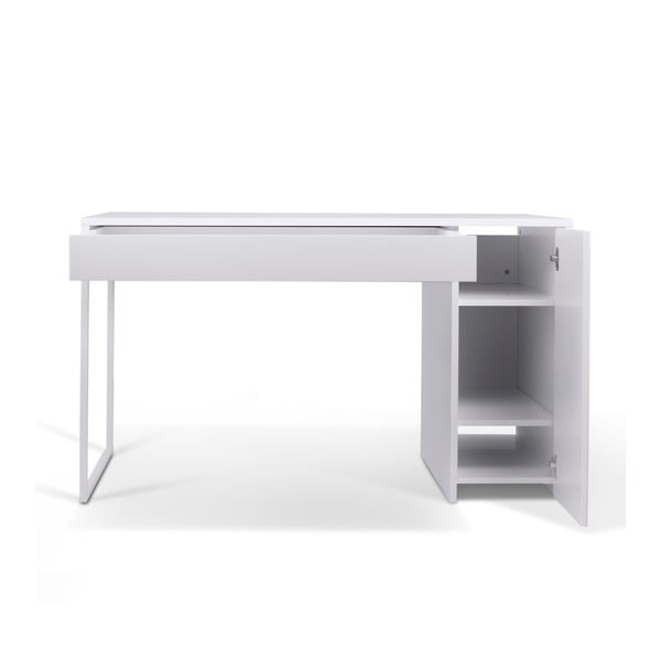 Бяла работна маса Prado - TemaHome-image-1