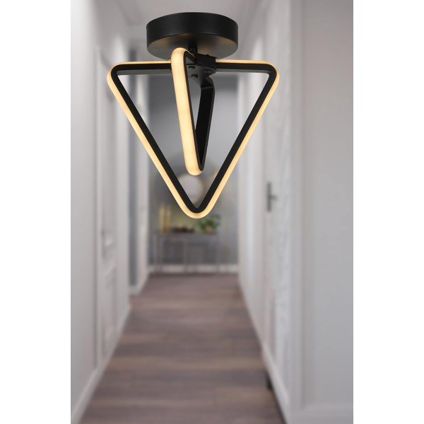 Черно метално LED осветително тяло за таван Baris – Squid Lighting-image-1