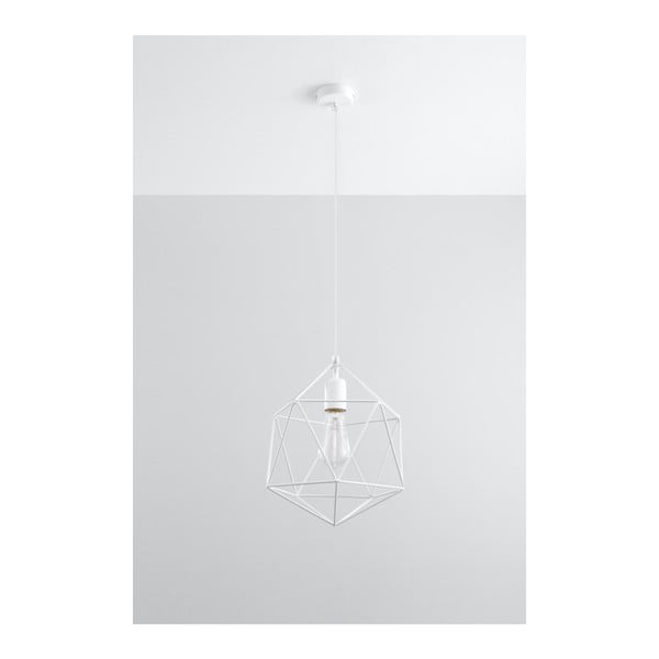 Бяло висящо осветително тяло Donato - Sollux-image-1