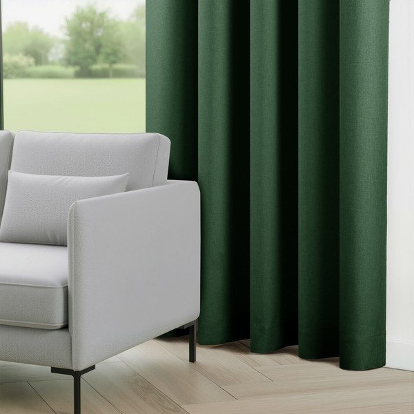 Тъмнозелено dimout перде 140x250 cm Calisto – Filumi-image-1