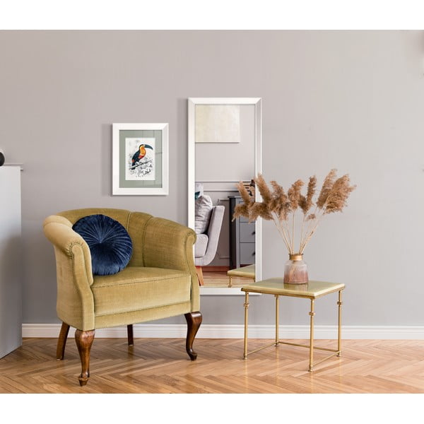 Стенно огледало в бяла рамка ienne, 47 x 147 cm Paris - Styler-image-1