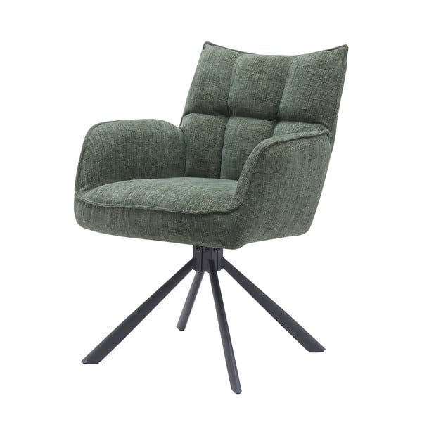 Зелени тапицирани трапезни столове в комплект 2 бр. Marilla – Unique Furniture