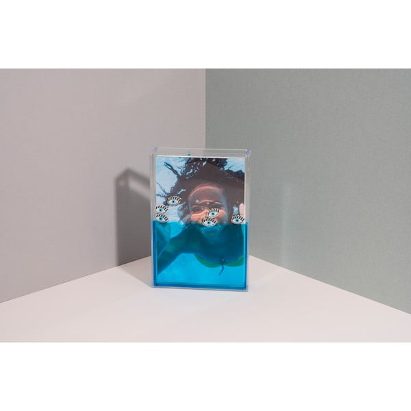Синя водна рамка за снимки Око, 11 x 16 cm Aqua - DOIY