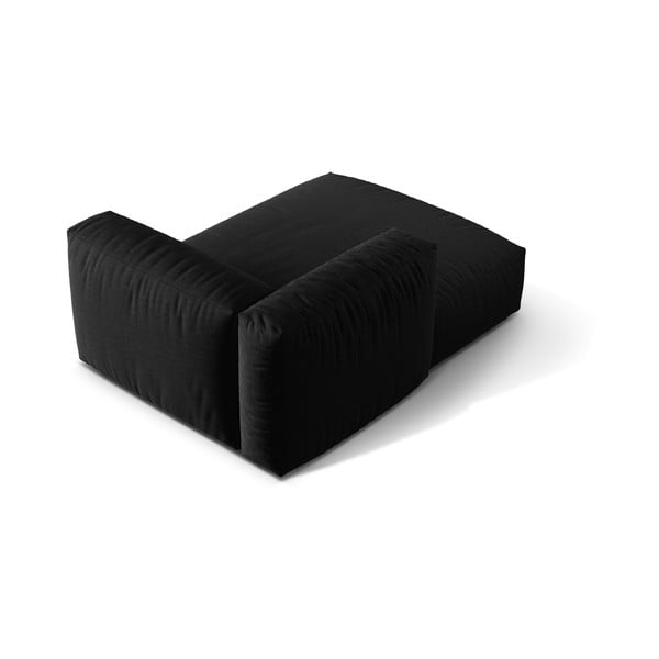 Черен модул за диван (ляв ъгъл) Martina – Micadoni Home-image-3