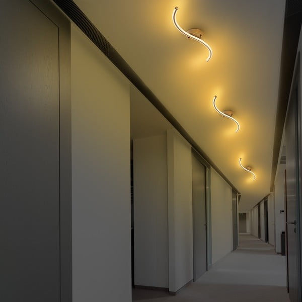 LED осветително тяло за таван  в златист цвят 10x67 cm Yilan – Opviq lights-image-4