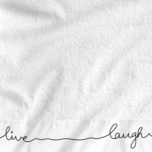 Комплект от 2 памучни кърпи Live Live Juego - Blanc-image-1