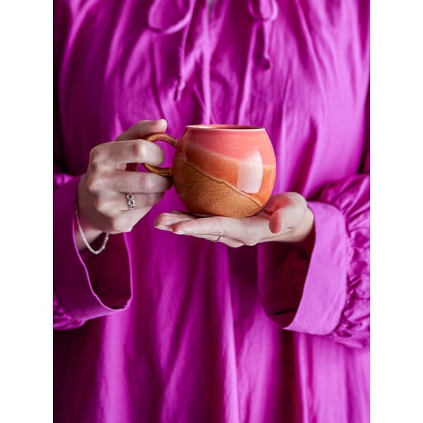 Оранжева керамична чаша 280 ml Paula – Bloomingville-image-1