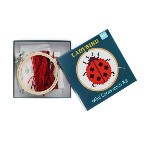 Творчески комплект Cross-stitch Kit Ladybird – Rex London-image-2