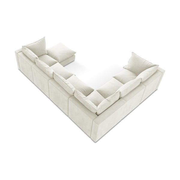 Бежов ъглов диван (ляв ъгъл/U форма) Manao – Makamii-image-3