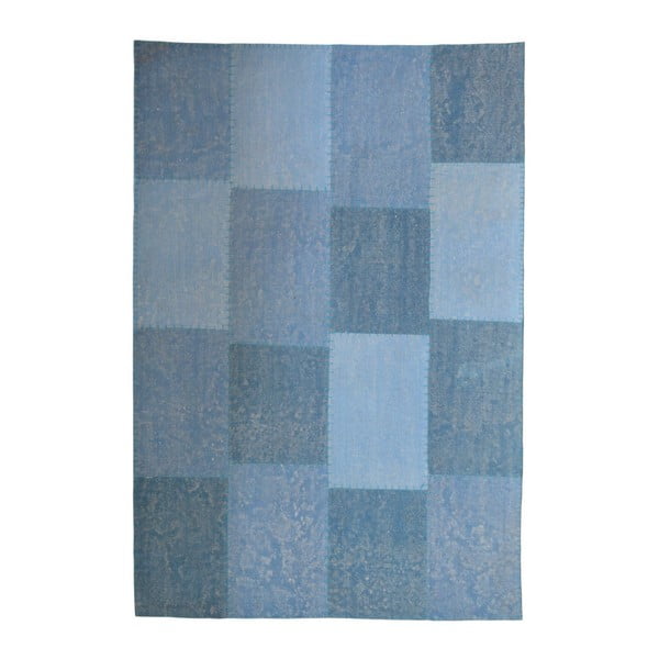 Ručně tkaný modrý koberec Kayoom Emotion 222 Multi Blau, 90 x 150 cm