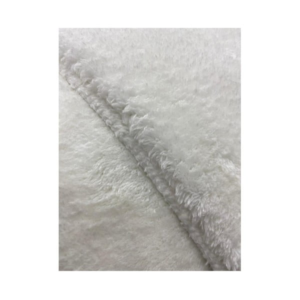 Бял килим подходящ за пране 120x150 cm Pelush White – Mila Home-image-3