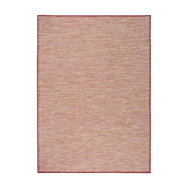 Червен килим Kiara, подходящ за употреба на открито, 170 x 120 cm - Universal