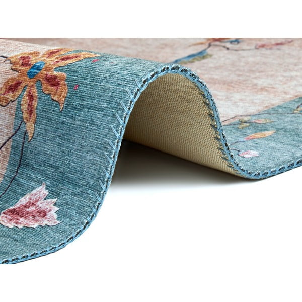 Кремав и тюркоазен килим 120x160 cm Amira - Hanse Home-image-2