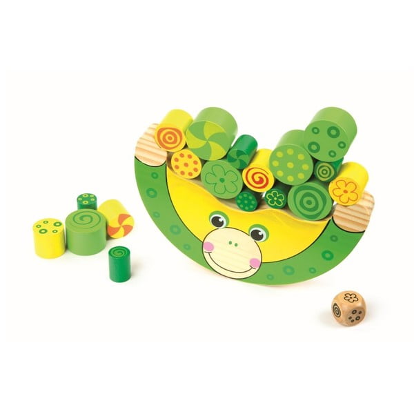 Дървена играчка Балансираща жаба - Legler