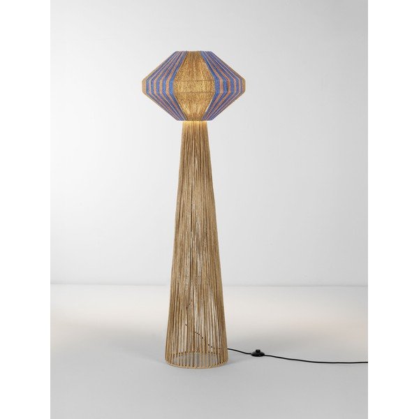 Синя/в естествен цвят въжена подова лампа (височина 152 cm) Abby – Nova Luce-image-4