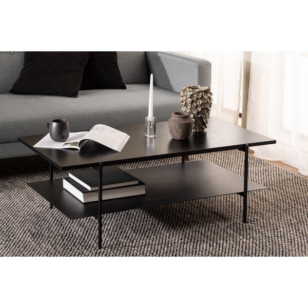 Черна маса за кафе 115x60 cm Angus - Actona-image-2