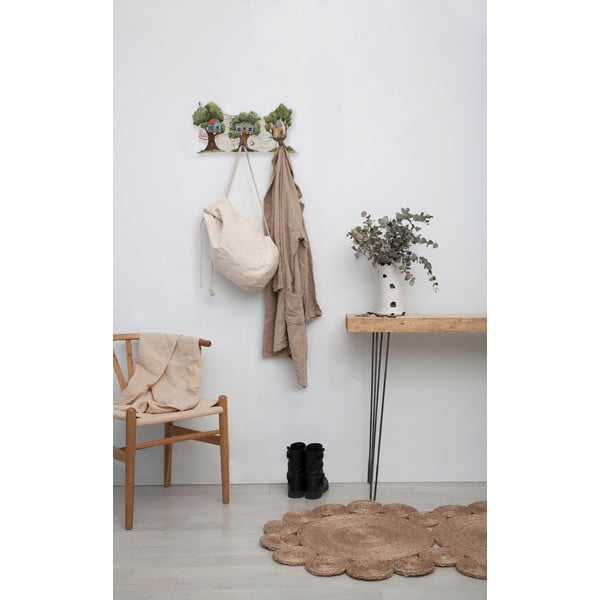 Зелена детска закачалка за стена Tree House - Little Nice Things-image-1