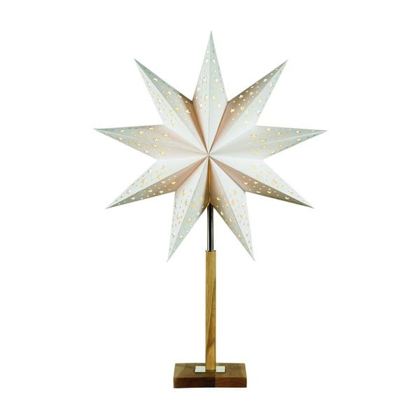 Светлинна декорация в златисто и бяло, височина 65 cm Solvalla - Markslöjd