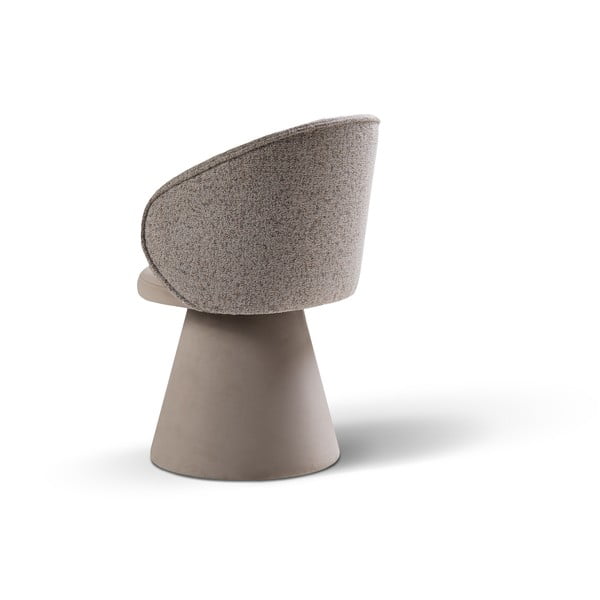 Бежово кадифено кресло Inez – Micadoni -image-4