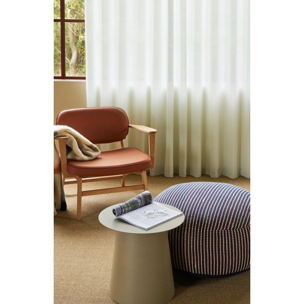 Тъмносиня табуретка Mochi – Hübsch-image-1