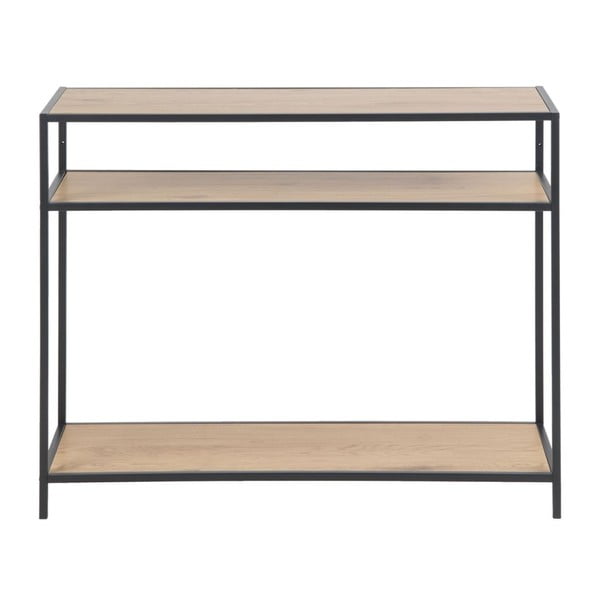 Черна конзолна маса 100x35 cm Seaford - Actona-image-2