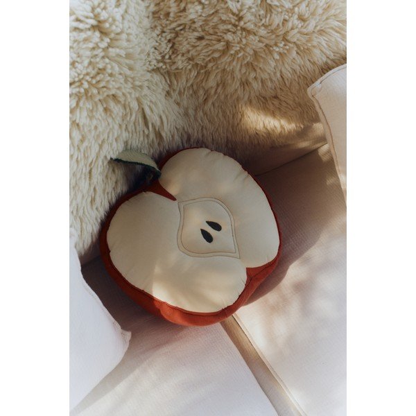 Памучна детска възглавница ø 30 cm Apple – Lorena Canals-image-4