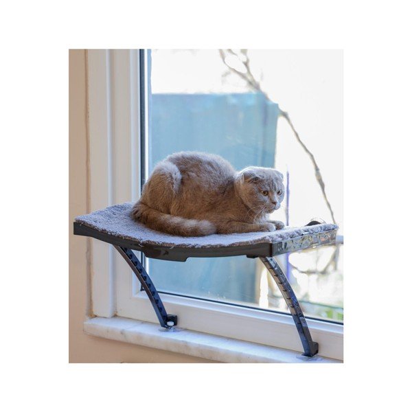 Черно легло за котки за прозорец 47x32 cm - Lydia&Co-image-1