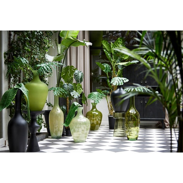 Стъклена кръгла странична масичка ø 30 cm Dakwa – Light & Living-image-3