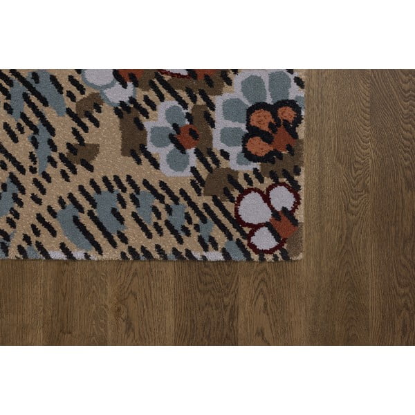 Кафяв вълнен килим 200x300 cm Paisley – Agnella-image-3