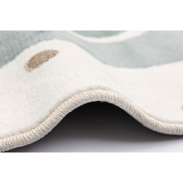 Детски килим в цвят слонова кост и зелено ø120 cm Joyful Mint – FD-image-2