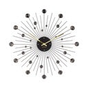 Часовник в черно , ø 50 cm Sunburst - Karlsson