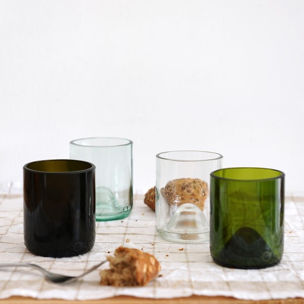 Set čtyř sklenic, barevné-image-1