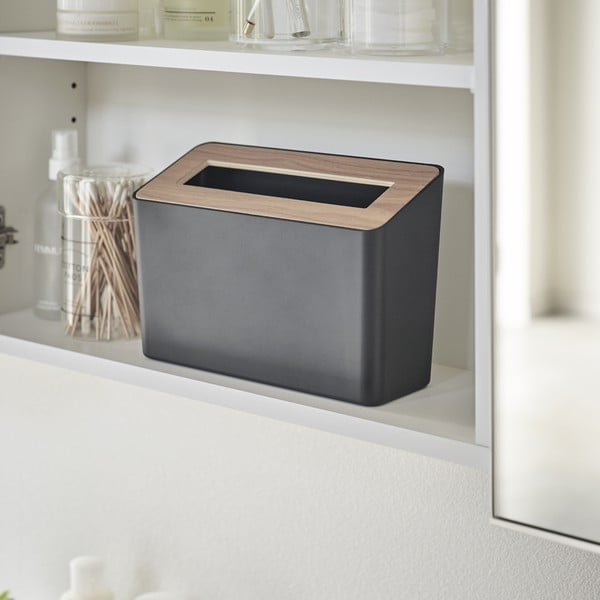 Черно кошче за отпадъци за маса Yamazaki , 2,3 л Rin - YAMAZAKI-image-1