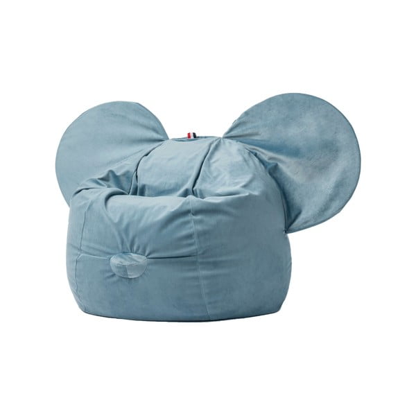Детска чанта за диван от синьо кадифе Ears - The Brooklyn Kids
