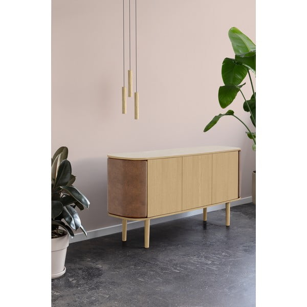 LED висяща лампа с дървен абажур ø 3 cm Chimes - UMAGE-image-3