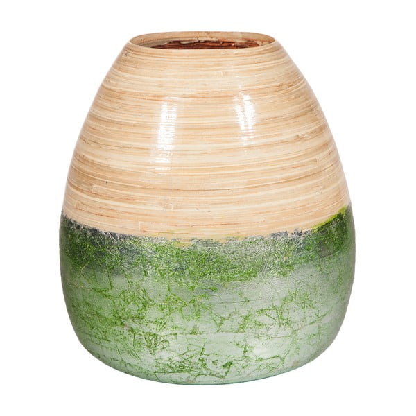 Зелена бамбукова ваза Simone, ø 26 cm - Unknown
