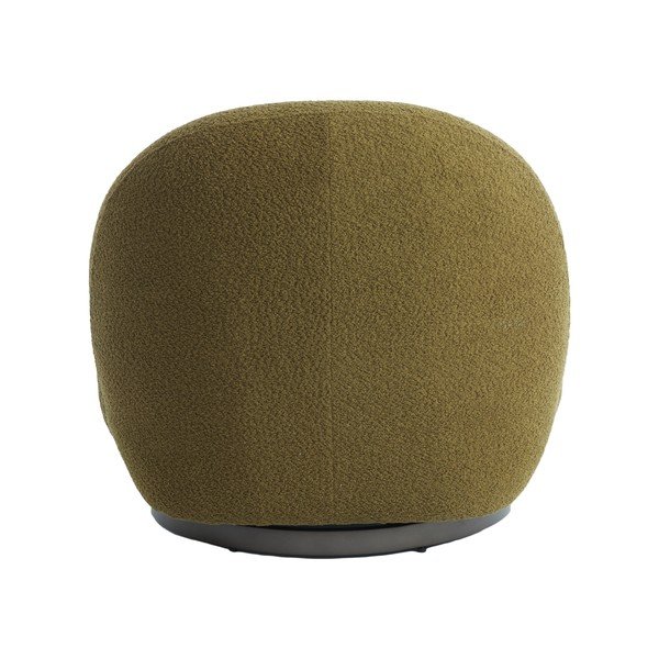 Зелено кресло от плат букле Gumaca – Light & Living-image-3